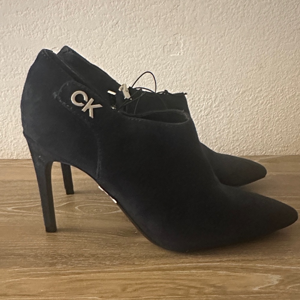 Calvin Klein Women's Dark Heels with Logo